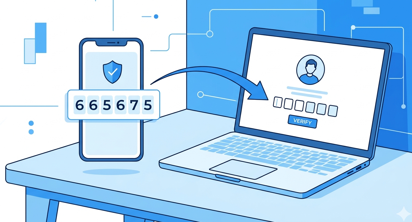 Two-factor authentication setup
